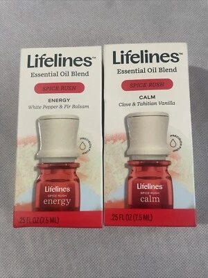 Lifelines Essential Oil Blend Spice - Rush Energy - White Pepper & Fir Balsam X2 - Image 1 of 4