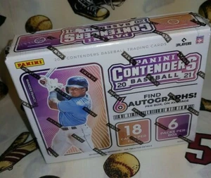 2021 Panini Contenders Baseball Box 6 Autographs Per Box Original Stock - Picture 1 of 2