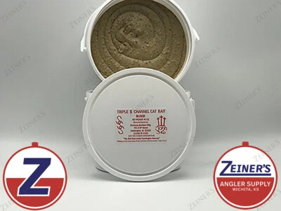 Cebo para bagre Triple S anteriormente Sonny's - 4 tinas de 45 oz casi 12# - sangrado Foto 1 de 4