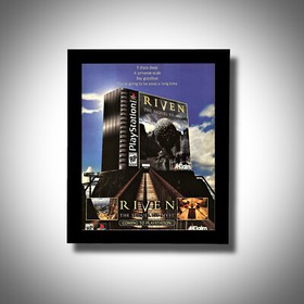 1997 Riven Framed Promo Ad/Poster Art Playstation PSone Sega Saturn Myst