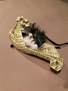 Vintage Mask Hand Made In Venice - Picture 1 of 10