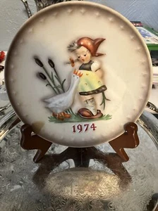 Hummel 1974 Goose Girl Annual Plate No Box - Picture 1 of 3