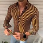 Mens Shirt Fall Formal Workwear Breathable Business Casual Dress Shirts
