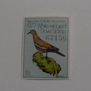 STAMPMART : USA TEXAS 1977 WHITE WINGED DOVE BIRD HUNTING MNH STAMP - Picture 1 of 2