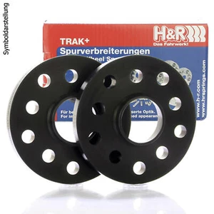 H&R DR Spurplatten Spurverbreiterung Distanzscheibe MZ Ø72,5 5x120 10mm // 2x5mm - Bild 1 von 4