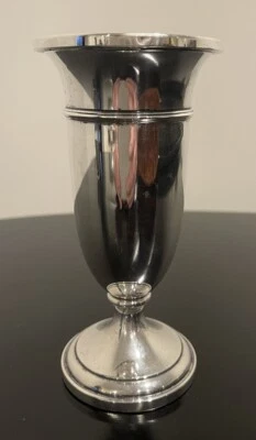 Jarrón copa trofeo plata esterlina starr & gorham negro raro Foto 1 de 4