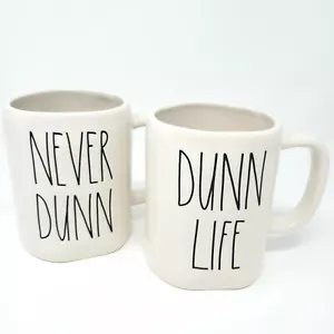 Rae Dunn Artisan Collection by Magenta, 2 Tassen, DUNN LIFE & NEVER DUNN - Bild 1 von 4