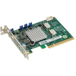 ✅Supermicro AOC-SLG3-2E4T NVMe PCIe Host Bus Adapter - Dual port PCI-E x8 Gen-3 - Picture 1 of 1