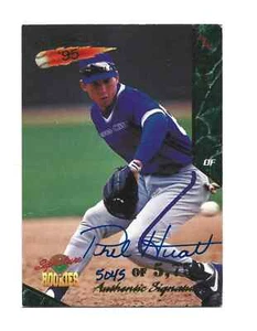 🚩PHIL HIATT🚩 AUTOGRAPH Kansas City Royals 1995 Signature Rookies AUTO - Picture 1 of 3