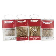 Brass Flathead Screws Available in Variety of Sizes Per Banner Price