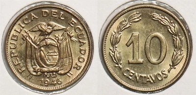 Ecuador 1946 10 centavos P290303 envío combinado Foto 1 de 3