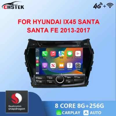 Car Radio Android Carplay for Hyundai Santa Fe IX45 SantaFe 3 2013-2017 - Image 1 of 4