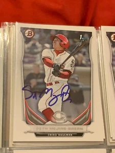 SETH MEJIAS-BREAN AUTOGRAPHED SIGNED 2014 BOWMAN CARD REDS COA - Picture 1 of 1