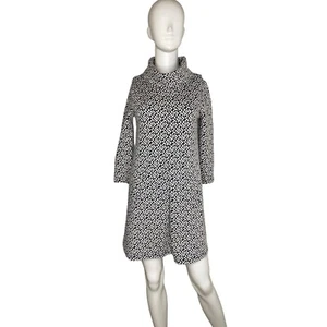 TYLER BOE WOMEN'S NAVY-BLUE AND WHITE KIM KNIT DRESS SZ XS - Picture 1 of 5