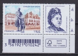 France 2023 Architecture, Chalon sur Saône, Personalities MNH** - Picture 1 of 1