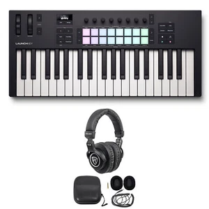Novation LAUNCHKEY 37 MK4 37-Key USB MIDI Ableton Keyboard Controller+Headphones - Picture 1 of 12