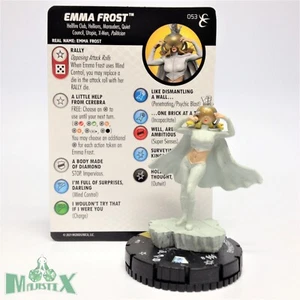Heroclix X-Men: Rise and Fall set Emma Frost #053 ¡Figura súper rara con tarjeta! - Imagen 1 de 1