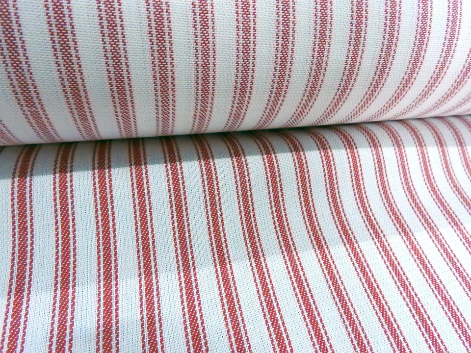 КЛАССИЧЕСКАЯ ТИКАЮЩАЯ ПОЛОСА SANTA FE 100% хлопок 4,4 унции PSY 55 дюймов в ширину, во дворе  - Изображение 1 из 1