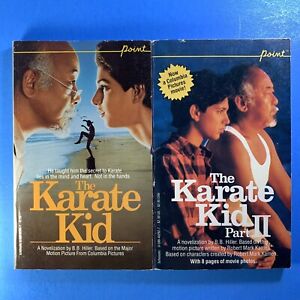 The Karate Kid 1 & 2 Paperback 2 Book Lot 80s Movie Tie-In 1984/1986