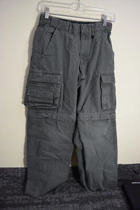Boy Scout YOUTH 10 Official Convertible 27x27 WINTER Canvas Pants Shorts I396 - Picture 1 of 9