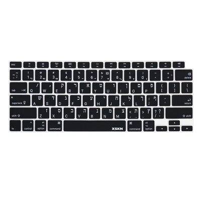 XSKN US Hebrew Keyboard Cover for Macbook Air 13.3 with Touch ID A2179 A2337 M1 - Image 1 of 4