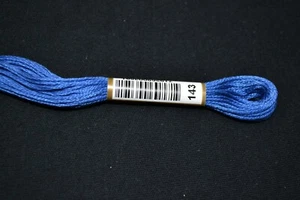 Anchor Cotton Threads for Embroidery Shade 143 Copen Blue Dark - Picture 1 of 1