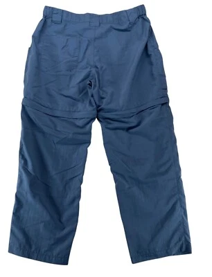 Pantalones convertibles Cabelas para mujer/cortos talla 14 azul nailon cremallera deporte senderismo Foto 1 de 4