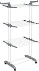 SONGMICS Large Clothes Airer, Foldable Clothes Drying Rack Laundry 4-Tier