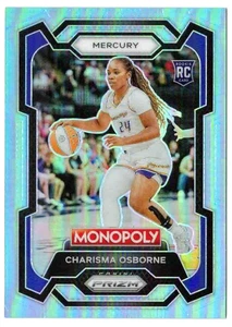 CHARISMA OSBORNE 2024 PANINI WNBA Monopoly #20 AZZURRO / 199 PRIZM Rookie RC! - Foto 1 di 2