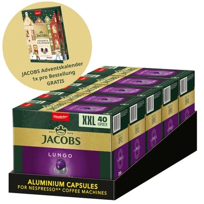 JACOBS Kaffeekapseln Lungo 8 Intenso XXL-Pack 5 x 40 Nespresso®* kompatibel - Bild 1 von 4
