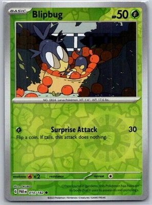 Blipbug 010/182 Reverse Holo SV04: Paradox Rift NM - Image 1 of 2