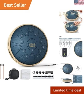 Batteria a lingua in acciaio - batteria a padella da 15 note - Foto 1 di 9