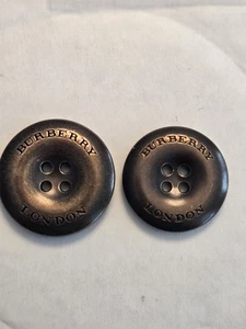 Burberry London Authentic 4 Hole Replacement Buttons Brass Metal Bag Marked MG/2 - Picture 1 of 7