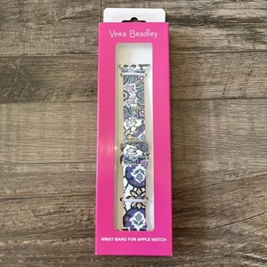 Vera Bradley Floral Apple Watch Band S/M 38-40mm Silicone Wristband New - Zdjęcie 1 z 7