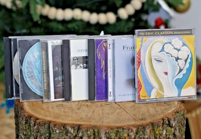 Vintage CD Collection – Classic Rock & Jazz – Led Zeppelin, Clapton, Sinatra  Foto 1 de 4