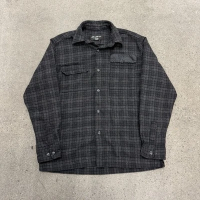 Eddie Bauer Flannel Shirt Plaid Long Sleeve Button Up Size Small Wool Blend - Image 1 of 4