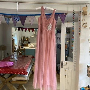 Emily Fox - Dusty Pink Dress - Size 14 - Prom - Picture 1 of 5