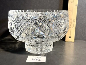Brilliant Pattern Glass Centerpiece Bowl Dish Vintage - Picture 1 of 6