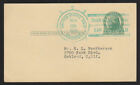 United States of America USA 1934 Advertising Postcard cover Oakland Philatelic
