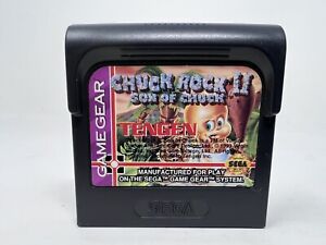 Chuck Rock 2 II Son of Chuck (SEGA Game Gear) Authentic Cart Only