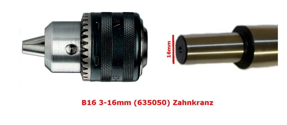 Metabo Konus Bohrfutter Schnellspann Zahnkranz Bohrmaschinen Morse B12 B16 B18  - Bild 1 von 1