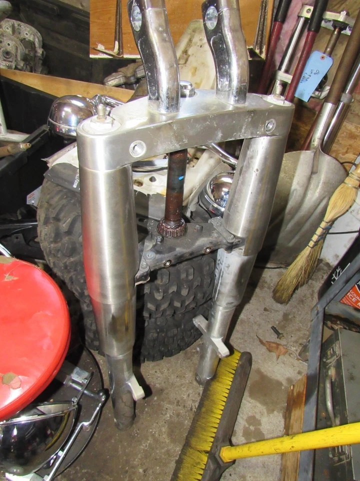 1999 yamaha xvz1300 royal star tour deluxe forks and triple clamps - Изображение 1 из 1