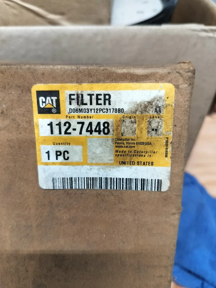 NEW Caterpillar (CAT) 112-7448 or 1127448 FILTER-CAB AIR - Image 1 of 1