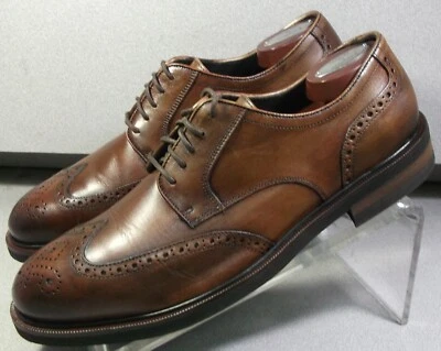 246360 PFi60 ZAPATO PARA HOMBRE 9 M CUERO TOSTADO OSCURO HECHO EN ITALIA POR JOHNSTON & MURPHY Foto 1 de 4