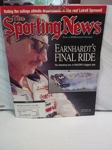 The Sporting News February 28 2001 Dale Earnhardt’s Final Ride Magazine - Picture 1 of 2