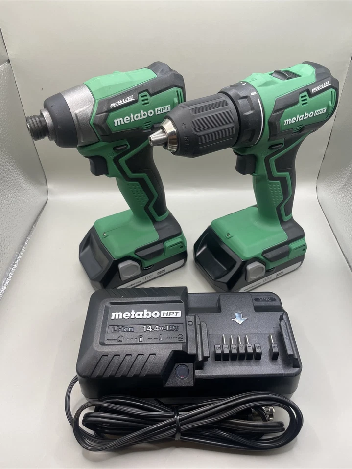 Metabo HPT KC18DDX 18V Sub-Compact Driver Combo Kit - Black/Green - Image 1 of 1