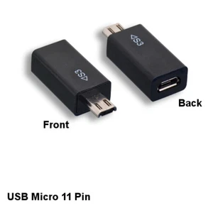 Kentek USB Micro 5 Pin Female to Micro 11 Pin Male Converter for Samsung Galaxy - Picture 1 of 1
