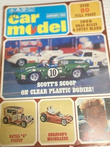 CAR MODEL MAGAZINE JAN 1966 VOL 4 # 6 WE VISIT JIM HALL AT CHAPARRAL CARS - Imagen 1 de 3