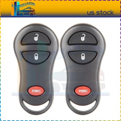 2 para Dodge Dakota Jeep Grand Cherokee 1999 2000-2004 coche control remoto sin llave Foto 1 de 4