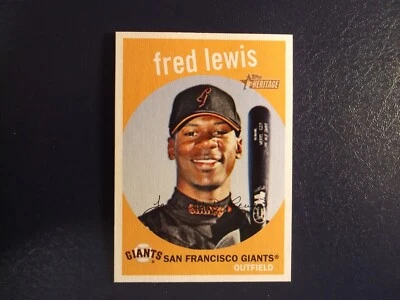 2008 Topps Heritage Baseball Fred Lewis Card # 364 - Image 1 of 2